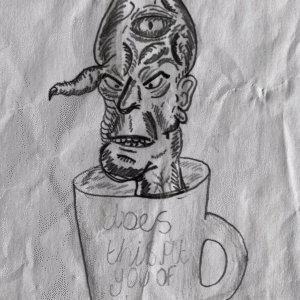 A Cup Of Tea - Illustration Print
